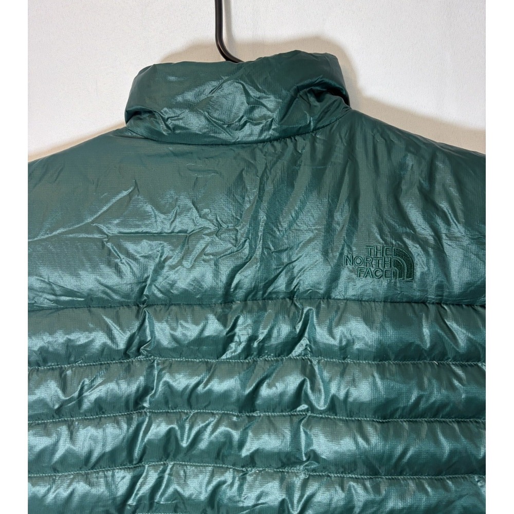 The North Face Puffer Vest Mens M Green 550 Down Insulated Quilted Gorpcore - Picture 10 of 15